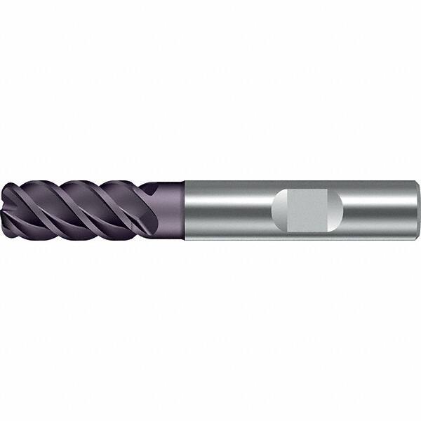 Walter-Prototyp - 8mm, 4 Flute, Solid Carbide, 2mm End Mill - 2.48" OAL, 50° Helix, Right Hand Flute, 25mm LOC, Right Hand Cut - USA Tool & Supply