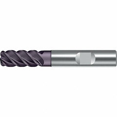 Walter-Prototyp - 8mm, 4 Flute, Solid Carbide, 2mm End Mill - 2.48" OAL, 50° Helix, Right Hand Flute, 25mm LOC, Right Hand Cut - USA Tool & Supply