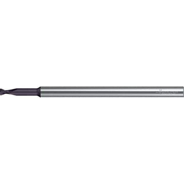 Walter-Prototyp - 4mm, 2 Flute, Solid Carbide, 0.4mm End Mill - 2.835" OAL, 30° Helix, Right Hand Flute, 16mm LOC, Right Hand Cut - USA Tool & Supply