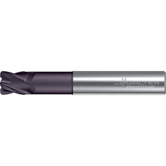 Walter-Prototyp - 12mm, 4 Flute, Solid Carbide, 1.5mm End Mill - 3.268" OAL, 30° Helix, Right Hand Flute, 36mm LOC, Right Hand Cut - USA Tool & Supply