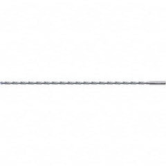 Walter-Titex - 1/8" 130° 2-Flute Solid Carbide Extra Length Drill Bit - USA Tool & Supply
