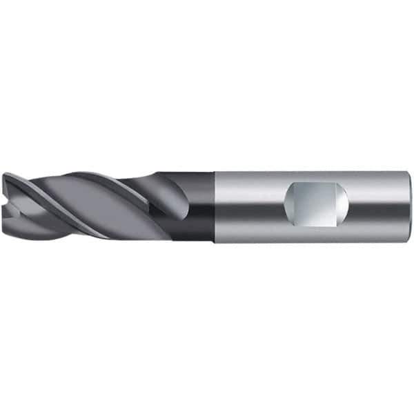 Walter-Prototyp - 18mm, 3 Flute, Solid Carbide, 2mm End Mill - 3.622" OAL, 45° Helix, Right Hand Flute, 42mm LOC, Right Hand Cut - USA Tool & Supply