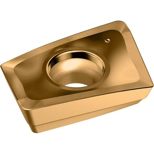 Walter - A57 Grade WKP25S Milling Insert - 2.58mm Thick, 6.1mm Inscribed Circle, 0.4mm Corner Radius - USA Tool & Supply