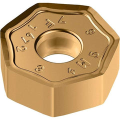Walter - F67 Grade WKP35G Milling Insert - 5.88mm Thick, 19.05mm Inscribed Circle, 0.8mm Corner Radius - USA Tool & Supply