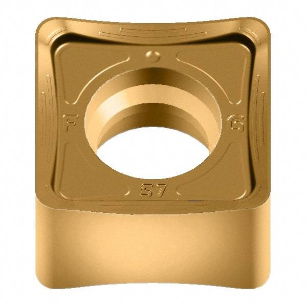 Walter - F57 Grade WKP35G Milling Insert - 6.4mm Thick, 12.7mm Inscribed Circle, 1.2mm Corner Radius - USA Tool & Supply
