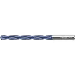 Walter-Titex - 10.8mm 140° Solid Carbide Jobber Drill - TiNAl Finish, Right Hand Cut, 163mm OAL - USA Tool & Supply