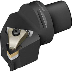 Walter - 95° Lead Angle, Indexable Turning Toolholder - 74mm OAL, Series DWLN-CAPTO-AUSSEN-P - USA Tool & Supply