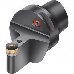 Walter - 0° Lead Angle, Indexable Turning Toolholder - 90mm OAL, Series PRDC-CAPTO-AUSSEN - USA Tool & Supply