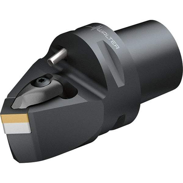 Walter - 45° Lead Angle, Indexable Turning Toolholder - 74mm OAL, Series DSDN-CAPTO-AUSSEN - USA Tool & Supply