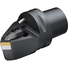 Walter - 45° Lead Angle, Indexable Turning Toolholder - 74mm OAL, Series DSDN-CAPTO-AUSSEN - USA Tool & Supply
