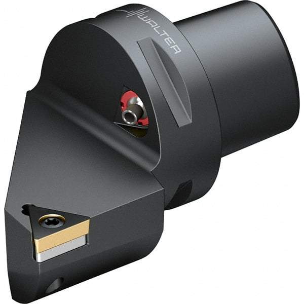 Walter - 91° Lead Angle, Indexable Turning Toolholder - 74mm OAL, Series STGC-CAPTO-AUSSEN - USA Tool & Supply