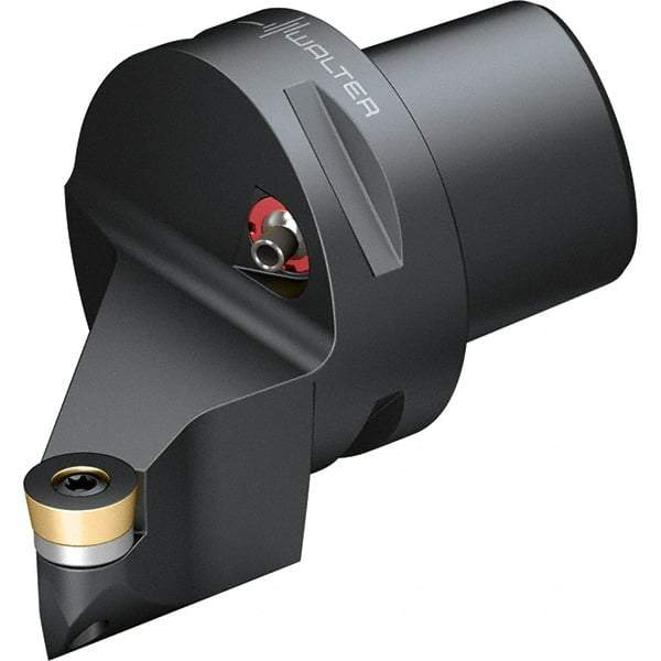 Walter - 0° Lead Angle, Indexable Turning Toolholder - 90mm OAL, Series SRSC-CAPTO-AUSSEN - USA Tool & Supply