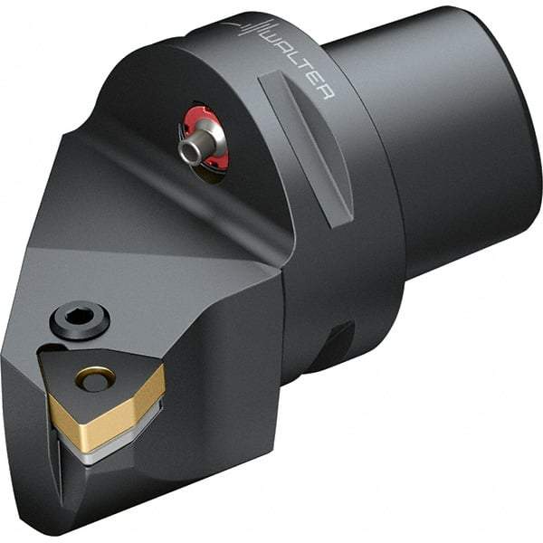 Walter - 95° Lead Angle, Indexable Turning Toolholder - 74mm OAL, Series PWLN-CAPTO-AUSSEN - USA Tool & Supply