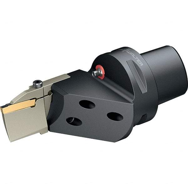 Walter - 0.827" Max Depth of Cut, Indexable Grooving Cutoff Toolholder - Series NCFE-GX24-CAPTO-C - USA Tool & Supply