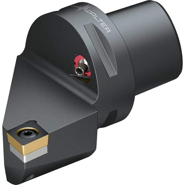 Walter - 95° Lead Angle, Indexable Turning Toolholder - 74mm OAL, Series SCLC-CAPTO-AUSSEN - USA Tool & Supply