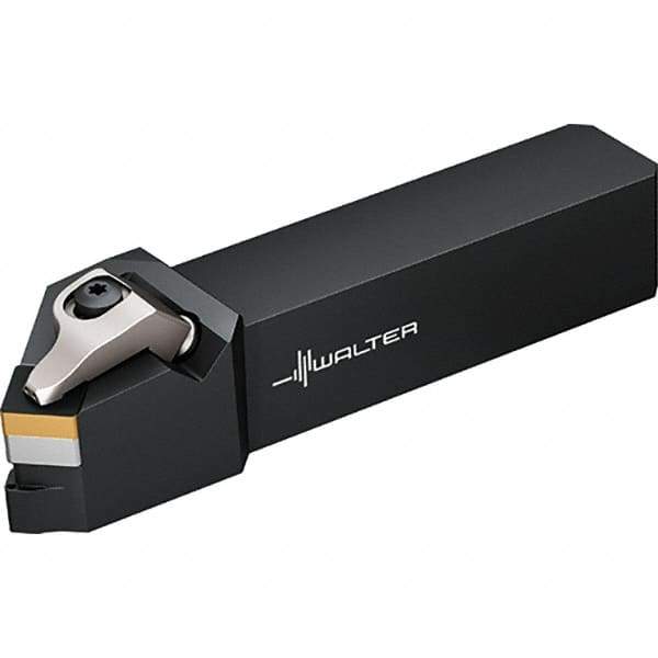 Walter - 45° Lead Angle, 25mm Shank Height x 25mm Shank Width, Indexable Turning Toolholder - 138.65mm OAL, Series DSSN-ISO-AUSSEN-P - USA Tool & Supply