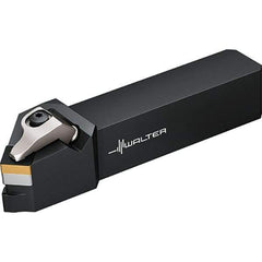 Walter - 45° Lead Angle, 25mm Shank Height x 25mm Shank Width, Indexable Turning Toolholder - 138.65mm OAL, Series DSSN-ISO-AUSSEN-P - USA Tool & Supply