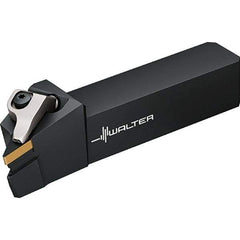 Walter - 93° Lead Angle, 19.05mm Shank Height x 19.05mm Shank Width, Indexable Turning Toolholder - 114.2mm OAL, Series DVJN-ISO-AUSSEN-INCH-P - USA Tool & Supply