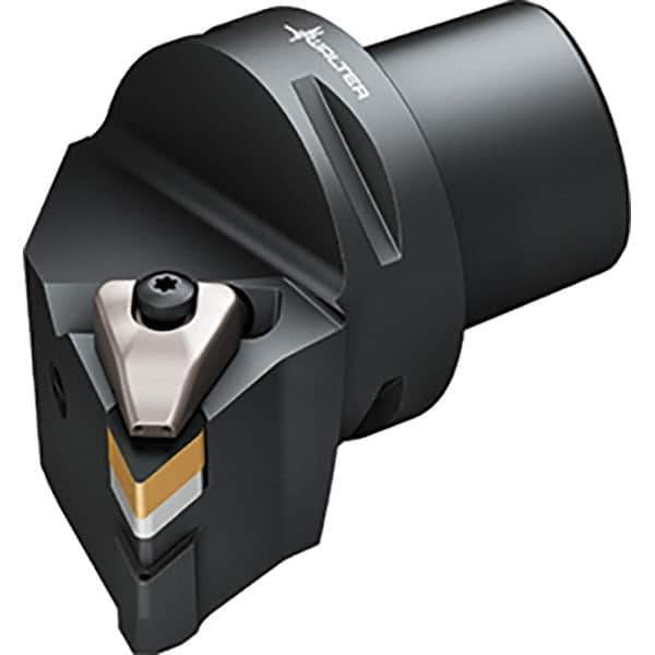 Walter - 107.5° Lead Angle, Indexable Turning Toolholder - 103mm OAL, Series DDHN-CAPTO-AUSSEN-P - USA Tool & Supply