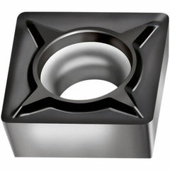 Walter - SCGT FM2 Grade WSM20S Turning Insert - TiAlN+Al2O3+(Al) Finish, 90° Square, 12.7mm Inscr Circle, 4.76mm Thick, 0.8mm Corner Radius - USA Tool & Supply