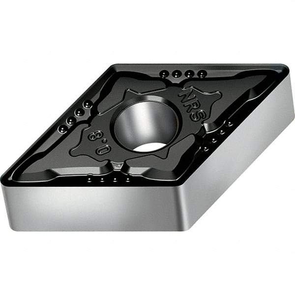 Walter - DNMG NRS Grade WSM20S Turning Insert - TiAlN+Al2O3+(Al) Finish, 55° Rhombic, 12.7mm Inscr Circle, 4.76mm Thick, 0.8mm Corner Radius - USA Tool & Supply