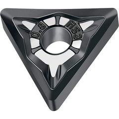 Walter - TNMG MS3 Grade WSM01 Turning Insert - TiAlN+Al2O3+(ZrN) Finish, 60° Triangle, 12.7mm Inscr Circle, 4.76mm Thick, 0.8mm Corner Radius - USA Tool & Supply
