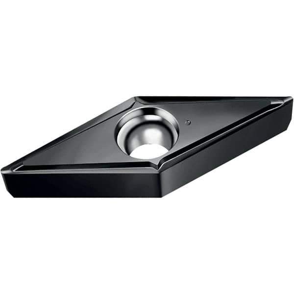 Walter - VCGT FN2 Grade WNN10 Turning Insert - TiAlN Finish, 35° Rhombic, 9.53mm Inscr Circle, 4.76mm Thick, 0.2mm Corner Radius - USA Tool & Supply