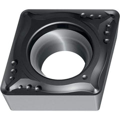 Walter - CCMT MM4 Grade WMP20S Turning Insert - TiCN+Al2O3+(TiCN) Finish, 80° Rhombic, 12.7mm Inscr Circle, 4.76mm Thick, 0.4mm Corner Radius - USA Tool & Supply