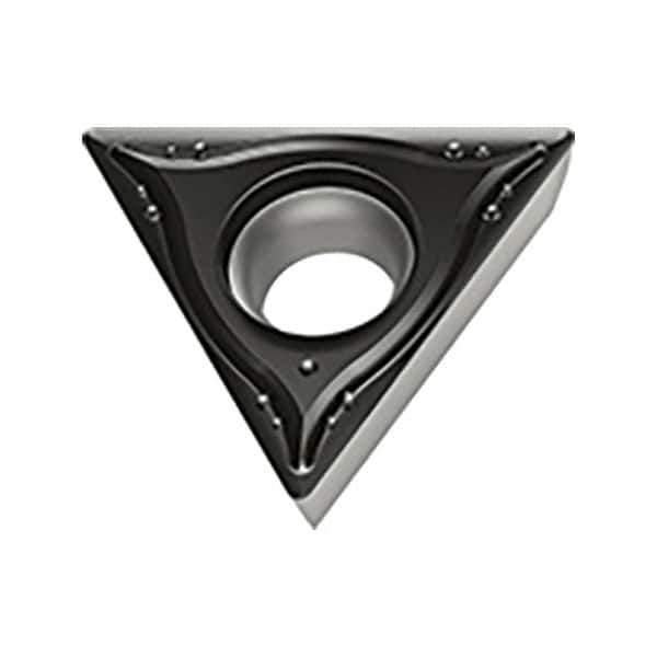 Walter - TPGT MK4 Grade WKK20S Turning Insert - TiCN+Al2O3+(TiCN) Finish, 60° Triangle, 6.35mm Inscr Circle, 2.38mm Thick, 0.8mm Corner Radius - USA Tool & Supply