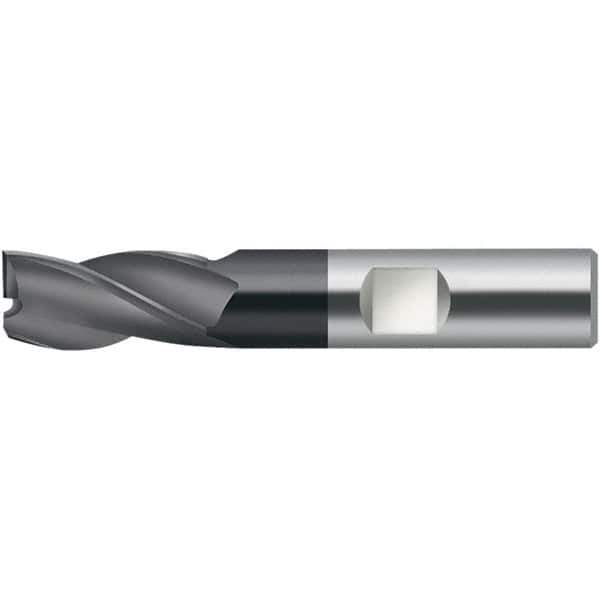 Walter-Prototyp - 2.5mm, 3mm LOC, 6mm Shank Diam, 50mm OAL, 3 Flute, Solid Carbide Square End Mill - TiAlN Finish, 30° Helix, Right Hand Cut, Right Hand Flute, Series MC716-W-3-A - USA Tool & Supply