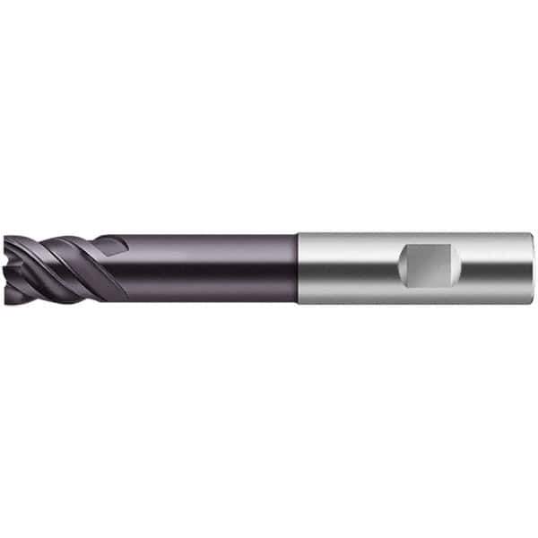 Walter-Prototyp - 10mm, 30mm LOC, 10mm Shank Diam, 72mm OAL, 4 Flute, Solid Carbide Square End Mill - TiAlN Finish, 50° Helix, Right Hand Cut, Right Hand Flute, Series MC326-W-4-BCJ - USA Tool & Supply