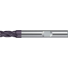 Walter-Prototyp - 7mm, 11mm LOC, 8mm Shank Diam, 58mm OAL, 4 Flute, Solid Carbide Square End Mill - TiAlN Finish, 30° Helix, Right Hand Cut, Right Hand Flute, Series MC111-W-4-A - USA Tool & Supply