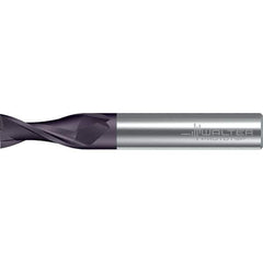 Walter-Prototyp - 20mm, 32mm LOC, 20mm Shank Diam, 104mm OAL, 2 Flute, Solid Carbide Square End Mill - TiAlN Finish, 30° Helix, Right Hand Cut, Right Hand Flute, Series MC216-A-2-B - USA Tool & Supply