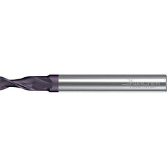 Walter-Prototyp - 7mm, 13mm LOC, 8mm Shank Diam, 63mm OAL, 2 Flute, Solid Carbide Square End Mill - TiAlN Finish, 30° Helix, Right Hand Cut, Right Hand Flute, Series MC216-A-2-B - USA Tool & Supply