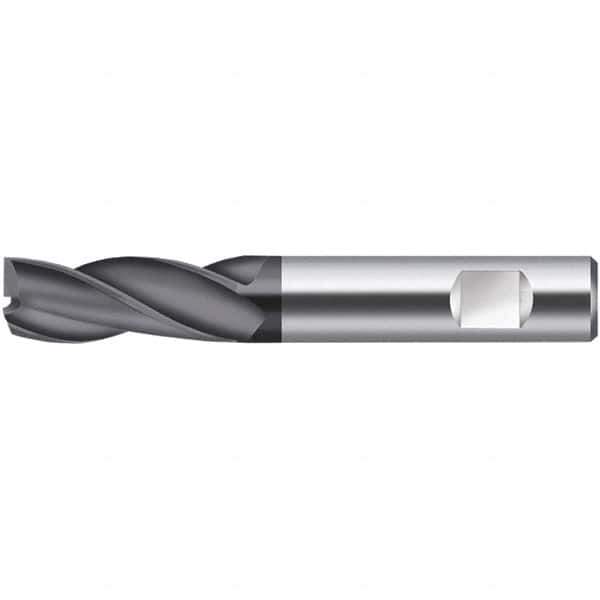 Walter-Prototyp - 10mm, 19mm LOC, 10mm Shank Diam, 72mm OAL, 3 Flute, Solid Carbide Square End Mill - TiCN Finish, 30° Helix, Right Hand Cut, Right Hand Flute, Series H3127116 - USA Tool & Supply