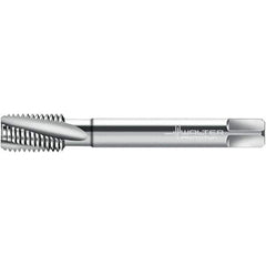 Walter-Prototyp - 5/8-18 DIN 2184-1 4 Flute 3B Semi-Bottoming Spiral Flute Tap - High Speed Steel, Uncoated, 100mm OAL, Right Hand Flute, Right Hand Thread, 14.390, Series 234664 - USA Tool & Supply