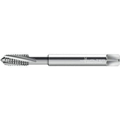 Walter-Prototyp - 1/4-20 ~DIN 2184-1 3 Flute 3B Semi-Bottoming Spiral Flute Tap - High Speed Steel, Uncoated, 81.41mm OAL, Right Hand Flute, Right Hand Thread, 5.020, Series 224164 - USA Tool & Supply
