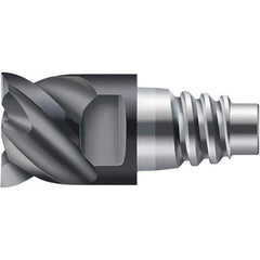 Walter-Prototyp - Grade WJ30TF Carbide Milling Tip Insert - TiAlN Finish, 5 Flutes, 25mm Cutting Diam, 26mm Depth of Cut, 50° Helix - USA Tool & Supply