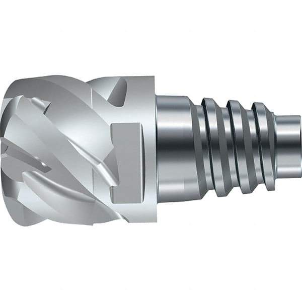 Walter-Prototyp - Grade TAA Carbide Milling Tip Insert - TiAlN/TiAI Finish, 5 Flutes, 25mm Cutting Diam, 15mm Depth of Cut, 0.472" Cnr Rad, 50° Helix - USA Tool & Supply