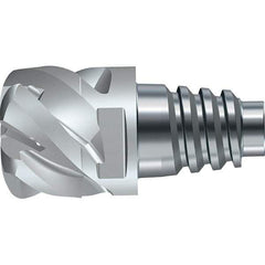 Walter-Prototyp - Grade TAA Carbide Milling Tip Insert - TiAlN/TiAI Finish, 5 Flutes, 25mm Cutting Diam, 15mm Depth of Cut, 0.472" Cnr Rad, 50° Helix - USA Tool & Supply