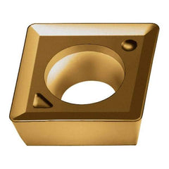 Walter - F57 Grade WSM35S Milling Insert - 3.18mm Thick, 8mm Inscribed Circle, 0.5mm Corner Radius - USA Tool & Supply