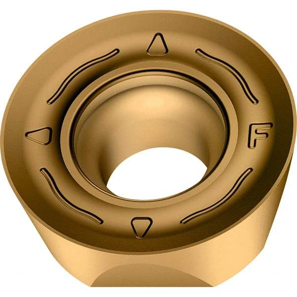 Walter - F67 Grade WSP45S Milling Insert - 3.97mm Thick, 10mm Inscribed Circle, 5mm Corner Radius - USA Tool & Supply