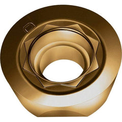 Walter - D67 Grade WSM45X Milling Insert - 3.97mm Thick, 10mm Inscribed Circle, 5mm Corner Radius - USA Tool & Supply