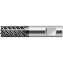 Walter-Prototyp - 8mm, 19mm LOC, 8mm Shank Diam, 63mm OAL, 6 Flute, Solid Carbide Square End Mill - TiCN Finish, 50° Helix, Right Hand Cut, Right Hand Flute, Series H3121138 - USA Tool & Supply