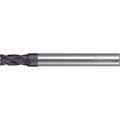 Walter-Prototyp - 7mm, 11mm LOC, 8mm Shank Diam, 58mm OAL, 4 Flute, Solid Carbide Square End Mill - TiAlN Finish, 30° Helix, Right Hand Cut, Right Hand Flute, Series MC111-A-4-A - USA Tool & Supply