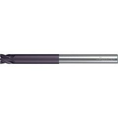 Walter-Prototyp - 8.3mm, 8mm LOC, 8mm Shank Diam, 100mm OAL, 4 Flute, Solid Carbide Square End Mill - TiAlN Finish, 30° Helix, Right Hand Cut, Right Hand Flute, Series MC112-A-4-X - USA Tool & Supply