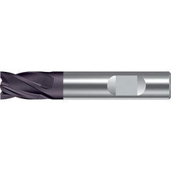 Walter-Prototyp - 12mm, 16mm LOC, 12mm Shank Diam, 73mm OAL, 4 Flute, Solid Carbide Square End Mill - TiAlN Finish, 30° Helix, Right Hand Cut, Right Hand Flute, Series MC111-W-4-A - USA Tool & Supply
