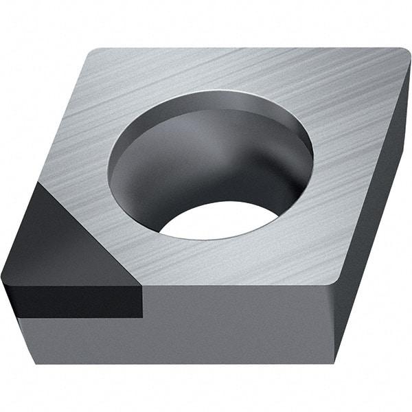 Walter - CPGW FS-1 Grade WDN10 Turning Insert - Polycrystaline Diamond Finish, 80° Rhombic, 6.35mm Inscr Circle, 2.38mm Thick, 0.4mm Corner Radius - USA Tool & Supply
