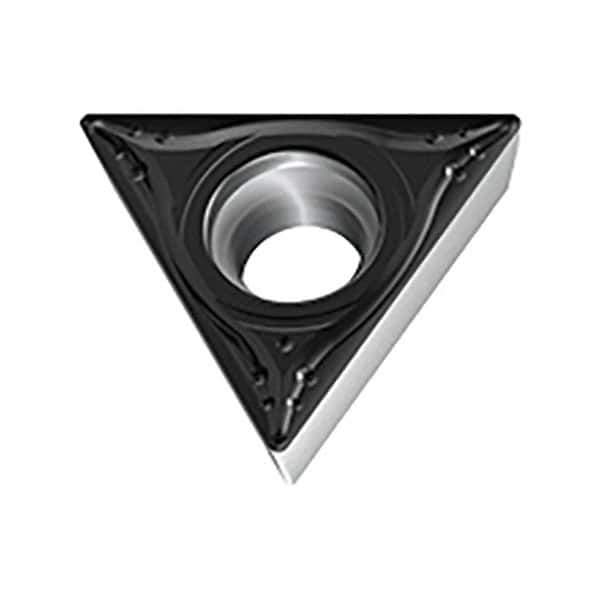 Walter - TCGT MM4 Grade WSM01 Turning Insert - TiAlN+Al2O3+(ZrN) Finish, 60° Triangle, 6.35mm Inscr Circle, 2.38mm Thick, 0.4mm Corner Radius - USA Tool & Supply