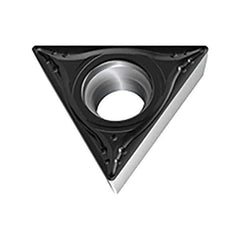 Walter - TCGT MM4 Grade WSM01 Turning Insert - TiAlN+Al2O3+(ZrN) Finish, 60° Triangle, 6.35mm Inscr Circle, 2.38mm Thick, 0.4mm Corner Radius - USA Tool & Supply